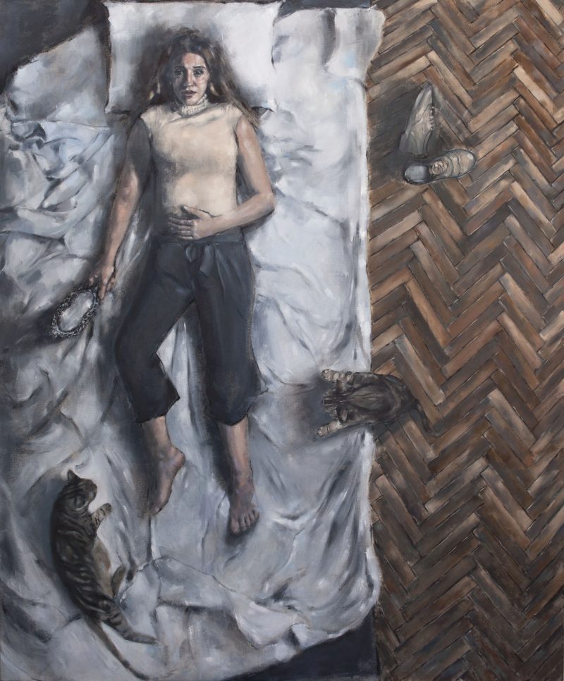 KROMA Dimitris Angelopoulos "Reflection", 170Χ140 cm, Oil on Canvas