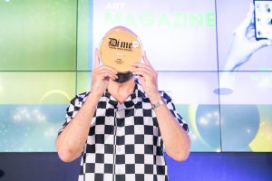 Yannis Spanoudis receiving Digital Media Award 2025 for Best App