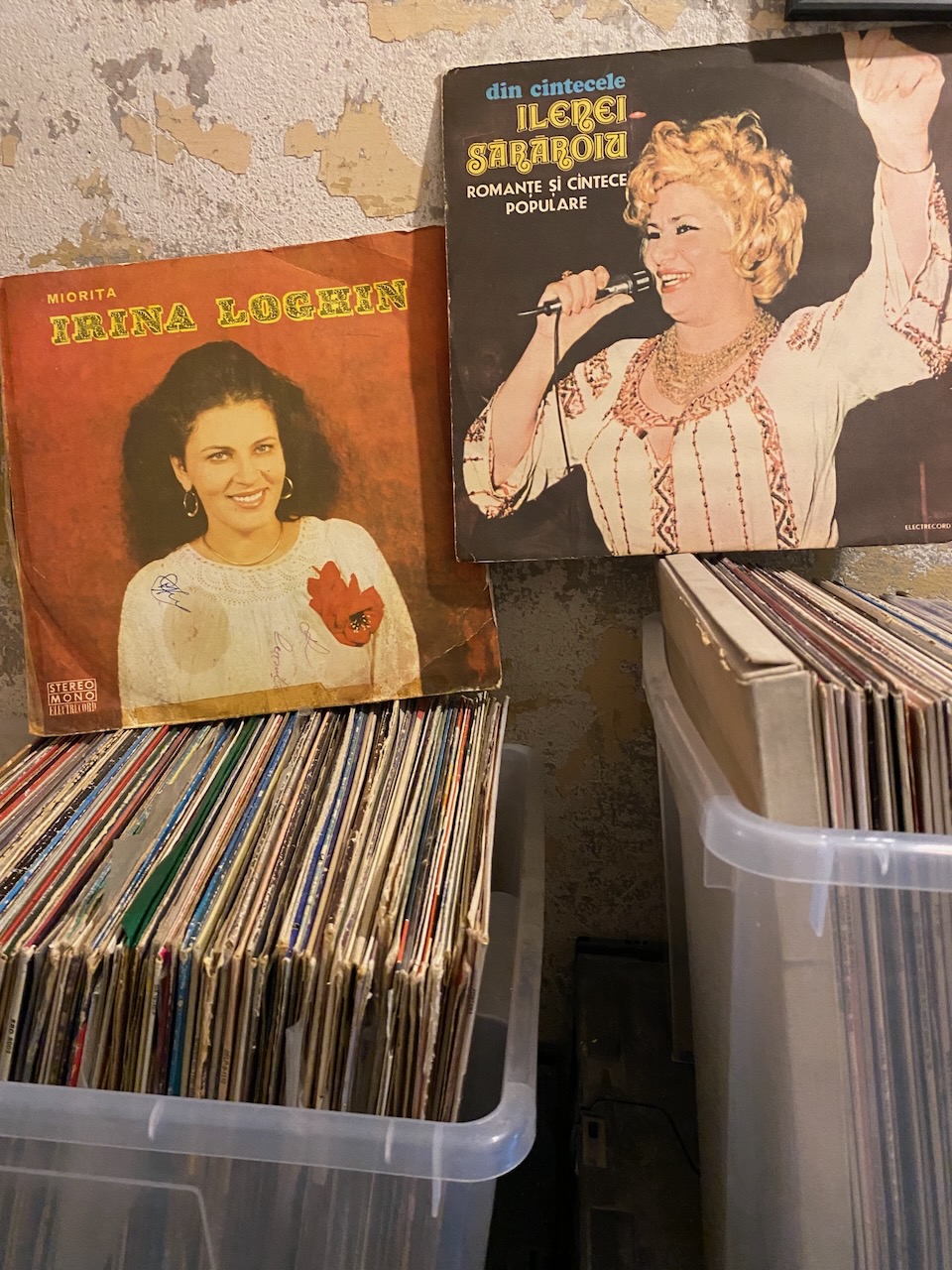 Vinyl shelves