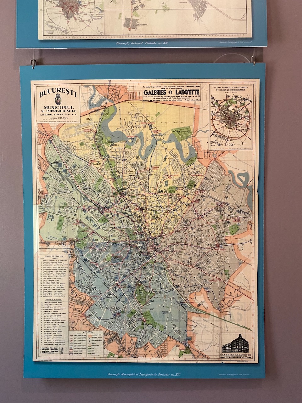 Map with mythological details